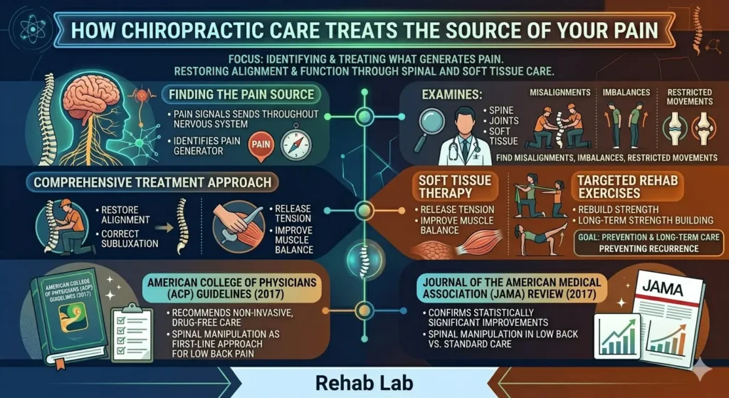How Chiropractic Care Treats the Source of Your Pain