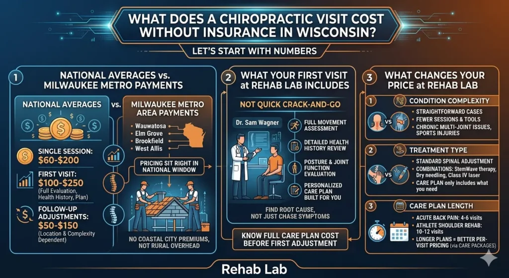 What Does a Chiropractic Visit Cost Without Insurance in Wisconsin